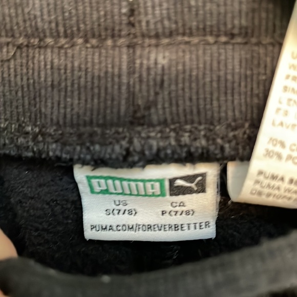 Puma: black sweatpants - Picture 3 of 4